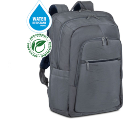 Slika izdelka: Nahrbtnik za notesnik 43,9 cm (17,3″) RivaCase iz vodoodpornega materiala siv (7596 GREY)