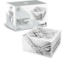 Slika izdelka: Napajalnik - 1000W Asus ROG STRIX 80Plus Platinum 92% ATX 3.1 (Gen5) Modular 120mm bela (90YE00W4-B0NA00)