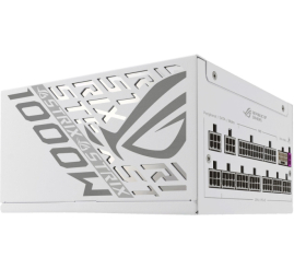 Slika izdelka: Napajalnik - 1000W Asus ROG STRIX 80Plus Platinum 92% ATX 3.1 (Gen5) Modular 120mm bela (90YE00W4-B0NA00)