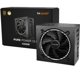 Slika izdelka: Napajalnik - 1000W be quiet! Pure Power 13 M 80Plus Gold 94,4% ATX 3.1 (Gen5) Modular črna (BP028EU)