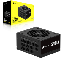 Slika izdelka: Napajalnik - 1000W Corsair SF1000 SFX 80Plus Platinum 92% ATX 12V V3.1 Modular 92mm črna (CP-9020257-EU)