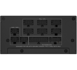 Slika izdelka: Napajalnik - 1000W Corsair SF1000 SFX 80Plus Platinum 92% ATX 12V V3.1 Modular 92mm črna (CP-9020257-EU)