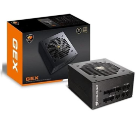 Slika izdelka: Napajalnik - 1050W Cougar GEX 1050 80Plus Gold 91% ATX 12V Modular 140mm črna (31GE105003P01)