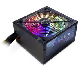 Slika izdelka: Napajalnik - 700W Inter-Tech Argus 80Plus Bronze 88% ATX12V 2.3 Non modular 140mm RGB črna (88882173)