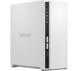 Slika izdelka: NAS ohišje QNAP TS-233 All-In-One server 2x 3.5" SATA ARM Cortex-A55 2GB 1x 1Gb LAN 