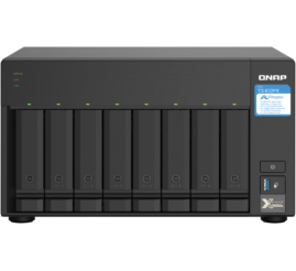 Slika izdelka: NAS ohišje QNAP TS-832PX-4G za 8 diskov  4GB ram  2x 10Gb SFP+ 2x 2.5Gb mreža