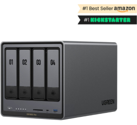 Slika izdelka: NAS ohišje Ugreen NASync DXP4800 Plus za 4+2 HDD/SSD Intel 8505 8GB DDR5 1x2.5GbE 1x 10GbE