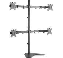 Slika izdelka: Nosilec za LCD 4x monitor 33 - 82 cm (13"-32") do 8kg/roka nagibni gor/dol/levo/desno LogiLink (BP0046) EOLS-P