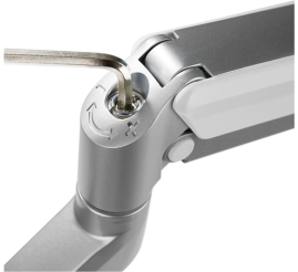 Slika izdelka: Nosilec za LCD monitor 43,2 - 81,3 cm (17"–32") do 9kg nagibni gor/dol/levo/desno plinska vzmet LogiLink (BP0086)