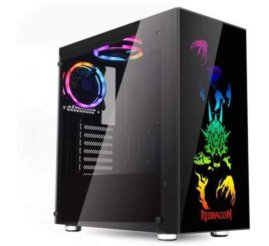 Slika izdelka: Ohišje Redragon gaming GC-608 Steeljaw MidiATX - črna RGB