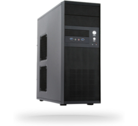 Slika izdelka: Ohišje Chieftec CQ-01B-U3-OP MidiATX - črna