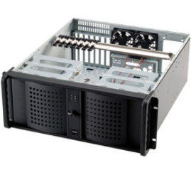 Slika izdelka: Ohišje Fantec indu. PC 4U 48cm Strežniško - črna