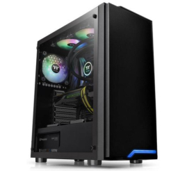 Slika izdelka: Ohišje Thermaltake H100 TG MidiATX - črna