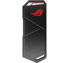 Slika izdelka: Ohišje za SSD disk M.2 => USB-C PCIe NVMe ASUS ROG Strix Arion 3.2 Gen 2x1 Type-C 10Gbps kabel USB-C in USB-A 2230/2242/2260/2280 Aura Sync (90DD02H0-M09000)