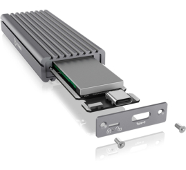 Slika izdelka: Ohišje za SSD disk M.2 => USB-C PCIe NVMe IcyBox (IB-1817M-C31)