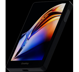 Slika izdelka: OneKey PRO, denarnica za bitcoin in druge kriptovalute, Bluetooth, USB-C, alu, črna