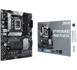 Slika izdelka: Osnovna plošča 1700 Asus PRIME B660-PLUS D4 ATX 1xVGA 1xHDMI 2.1 1xDisplayPort 1.4