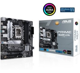 Slika izdelka: Osnovna plošča 1700 Asus PRIME B660M-A D4 microATX VGA 2xHDMI DisplayPort