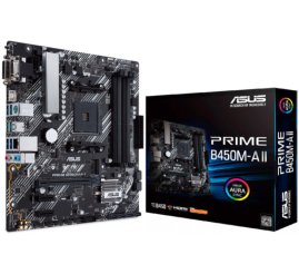 Slika izdelka: Osnovna plošča AM4 Asus PRIME B450M-A II microATX 1xVGA 1xDVI-D HDMI
