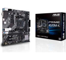 Slika izdelka: Osnovna plošča AM4 ASUS A520M-K microATX VGA HDMI