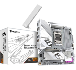 Slika izdelka: Osnovna plošča AM5 GigaByte B850M Aorus Elite WiFi6E ICE microATX 1xHDMI 1xDisplayPort
