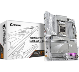 Slika izdelka: Osnovna plošča AM5 GigaByte X870 Aorus Elite Wifi7 ICE ATX 1xHDMI 2.0