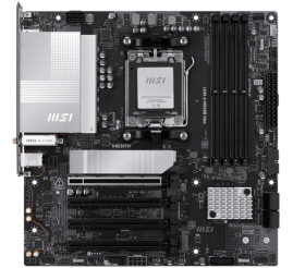 Slika izdelka: Osnovna plošča AM5 MSI PRO B850M-P WIFI microATX HDMI DisplayPort