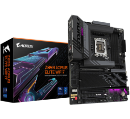 Slika izdelka: Osnovna plošča LGA1851 GigaByte Z890 Aorus Elite WIFI7 ATX 1xDisplayPort