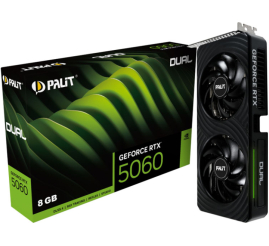 Slika izdelka: PALIT Dual GeForce RTX 5060 8GB GDDR7 grafična kartica