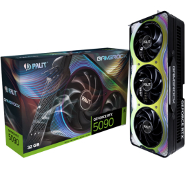 Slika izdelka: PALIT GameRock GeForce RTX 5090 32GB GDDR7 OC ARGB gaming grafična kartica