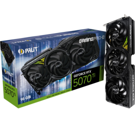 Slika izdelka: PALIT GamingPro-S GeForce RTX 5070 Ti 16GB GDDR7 ARGB grafična kartica