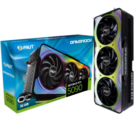 Slika izdelka: PALIT GeForce RTX 5090 GameRock OC 32GB GDDR7 ARGB grafična kartica