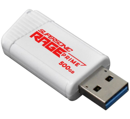 Slika izdelka: Patriot 500GB 600MB/s Supersonic Rage Prime USB 3.2 spominski ključek