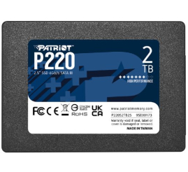 Slika izdelka: Patriot P220 2TB SSD SATA 3 2.5