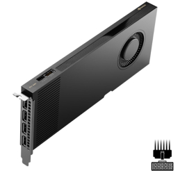 Slika izdelka: PNY NVIDIA RTX 4000 Ada 20GB GDDR6 (VCNRTX4000ADA-PB) profesionalna grafična kartica