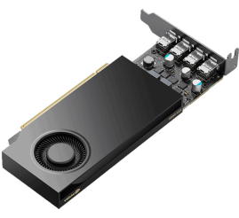 Slika izdelka: PNY RTX A400 4B GDDR6 VCNRTXA400-SB low profile profesionalna grafična kartica