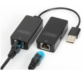 Slika izdelka: Podaljševalec signala - Line extender - LAN USB - do  50m Digitus (DA-70141)