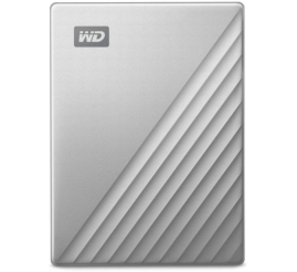 Slika izdelka: Prenosni disk 6,4cm (2,5") 1TB USB 3.1 WD My Passport Ultra srebrn USB-C (WDBC3C0010BSL)