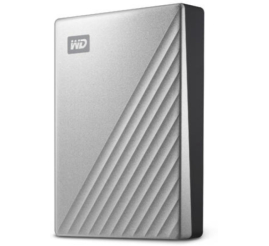 Slika izdelka: Prenosni disk 6,4cm (2,5") 1TB USB 3.1 WD My Passport Ultra srebrn USB-C (WDBC3C0010BSL)