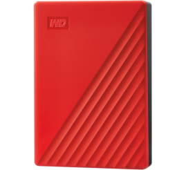 Slika izdelka: Prenosni disk 6,4cm (2,5") 4TB USB 3.0 WD My Passport - rdeča WDBPKJ0040BRD-WESN