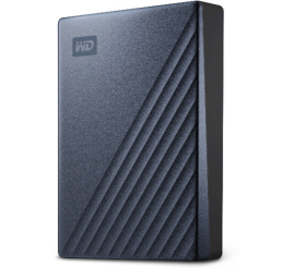 Slika izdelka: Prenosni disk 6,4cm (2,5") 4TB USB-C WD My Passport Ultra (WDBFTM0040xxx)