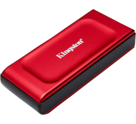 Slika izdelka: Prenosni disk SSD 1TB USB-C Kingston XS1000 1050/1000MB/s  - rdeča (SXS1000R/1000G)