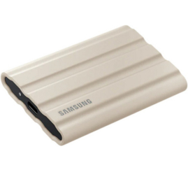 Slika izdelka: Prenosni disk SSD 2TB USB 3.2 Samsung T7 Shield 1050/1000MB/s  - bež (MU-PE2T0K/EU)
