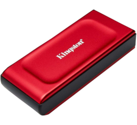 Slika izdelka: Prenosni disk SSD 2TB USB-C Kingston XS1000 1050/1000MB/s  - rdeča (SXS1000R/2000G)