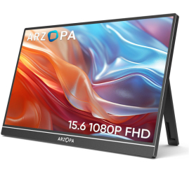 Slika izdelka: Prenosni monitor Arzopa 39,6 cm (15,6") A1 GAMUT 1920x1080  IPS 5ms Mini-HDMI USB-C Zvočniki  NTSC45%