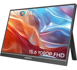 Slika izdelka: Prenosni monitor Arzopa 39,6 cm (15,6") A1 1920x1080 60Hz IPS 6ms Mini-HDMI 2xUSB-C Zvočniki NTSC45%