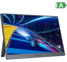 Slika izdelka: Prenosni monitor Arzopa 40,9 cm (16,1") Z1FC SILVER GRAY 1920x1080  144Hz IPS 13ms HDMI Mini-HDMI USB-C USB Zvočniki  NTSC72% HDR10
