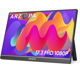 Slika izdelka: Prenosni monitor Arzopa 43,9 cm (17,3") A1 M 1920x1080 IPS 5ms HDMI-Mini USB-C Zvočniki NTSC72% 6800K