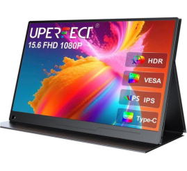 Slika izdelka: Prenosni monitor Uperfect 39,6 cm (15,6") M156T03 1920x1080 60Hz IPS 25ms HDMI 2xUSB-C Zvočniki sRGB72%