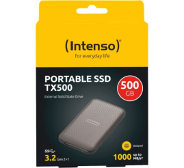 Slika izdelka: Prenosni SSD 500GB Intenso TX500, USB-C3.2, 1000/1000MB/s (3827450)